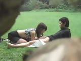 Couple Taped by Voyeur Fucking In the Park