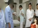 Bizarre Japan doctor handjob penis measuring research