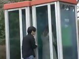 Japanese Woman Molested At A Phone Booth