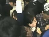 Schoolgirl groped by Stranger in a crowded Train 08