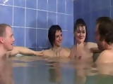 Lesbian Ladies Abused in Pool