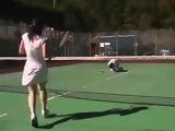 Injured Balls at Tennis Playground Needed Special Care To Recover Tekoki CFNM