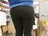 Tight jeans ass black pawg check out