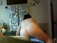 Quick one of wife getting into bath