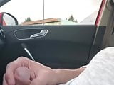 Public masturbation in car