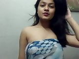 IndianGirl remove clothes in front of web cam for boyfriend 