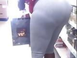 Black Thick Nut Booty in tights 