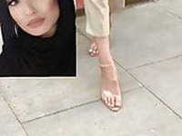 Hot hijabi heels