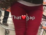 Ass in tight jeans 