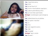 Omegle 3 Mexican Brunette creampie in tits