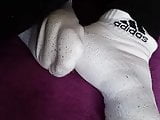 My gf in white socks (2 days worn) 