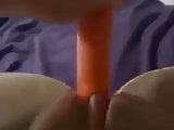 Teen Girl mastrubate with Carrot