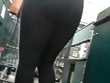 Vpl sexy ebony in shades and black leggings part2