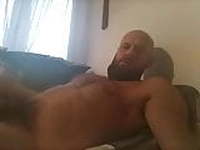 Thick Hairy Bearded Daddy Cums