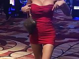 Barbie Blonde Wife Flashes in Vegas