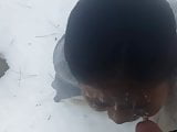 Massive Snowy Facial for Uggo