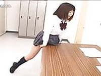Schoolgirl Pleasures Herself After Class
