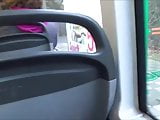 Two sluts suck off guy in public bus