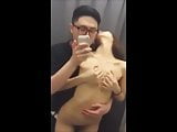 Malaysian Chinese couple fucking in trial room