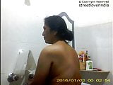 Sexy Indian Bengali Aunt Mili captured in bathroom Part 1