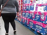 Fat ass BBW Latino in spandex tights 