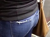 Young Latina candid jeans 2
